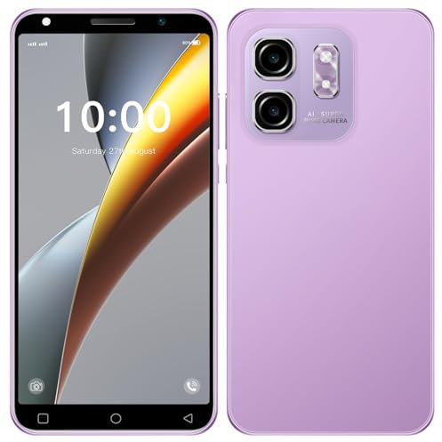 Cheap Mobile Phone, 5.0 Inch HD Screen, 16GB ROM (Expansion to 128GB), 3500mAh large battery, Dual SIM Dual Camera,Android 9.0 Smartphone,Support WIFI Bluetooth Face ID