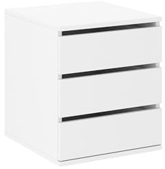 AXLIVING Schubkasteneinsatz Storicos Kommode Weiß 38,6 x 51,3 x 50 cm für Kleiderschrank