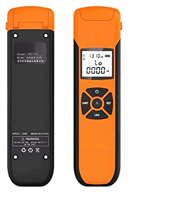 Tester di fibra, Misuratore di potenza ottica G10 Nuovo misuratore di potenza a fibra ottica for batteria ricaricabile ad alta precisione con luce flash Opm.(-70 to 10)