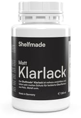 shelfmade Klarlack 250ml - Matt - hochwertiges Kreidefarbe - Kreidefarbe Versiegelung - matte chalk (Klarlack Matt)