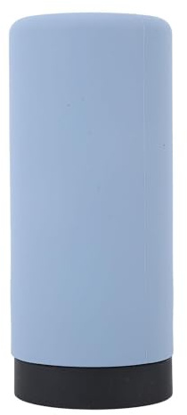 Nikou Påfyllningsbar diskdispenser för flytande diskmedel, enkel att pressa tvåldispenser för ential olja, lotion, schampo, balsam, 500 ml, rund klämflaska