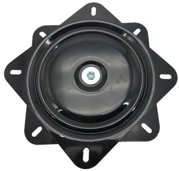 Ersatzteil für quadratischen Drehhocker 10-Zoll-Schwerlast-Drehplatte Lazy Susans-Lager-Drehteller 360 Grad drehbar Möbel-Hardware-Zubehör Sitzdrehgelenk