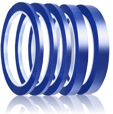 5 Rollos 4/5/10/12mm x 50m Cinta Térmica para Sublimación