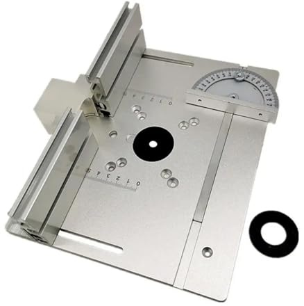 Tavolo For Fresatura Del Legno Piastra Di Inserimento Banchi Da Lavoro For Fresatrice For Strumenti Facili Installare Base Sollevamento Manuale Precisione, Resistente All'Usura(Style A)