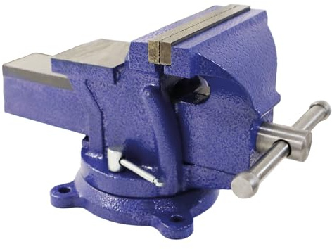Bituxx Schraubstock Handschraubstock Werkbank Werkstatt Drehbar 360 Grad 150 mm mit Amboss
