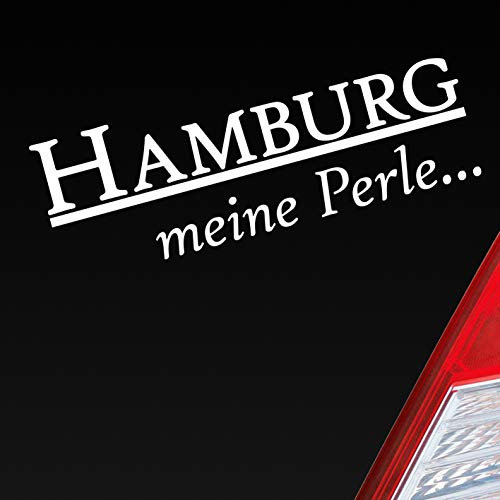 Hellweg Druckerei Auto Aufkleber Hansestadt Hamburg Meine Perle Reeperbahn Pauli 18x6 cm