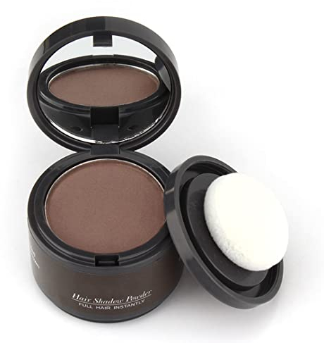 Gowwim Root Touch up Powder, Instantly Gray Hair Cover up Hairline Powder for Women & Men Waterproof and Sweatproof Root Cover Up Long-Lasting for Thinning & Loss Hair