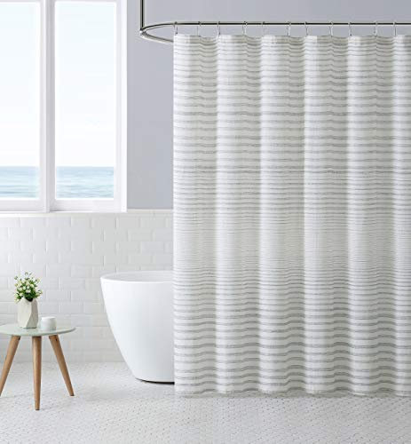 Tommy Bahama | Coastal Stripe Collection Duschvorhang, 183 x 183 cm, Beige