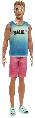 Barbie Ken Stylowy Malibu Bielactwo Hbv266