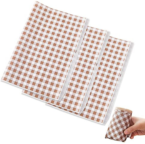 Papel de pergamino cuadrado a prueba de grasa, papel de pergamino de cocina de grado alimenticio, resistente al calor, antiadherente, impermeable y a prueba de aceite, rollo de papel de hornear para