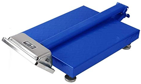 Balance électronique à capteur de haute précision de 150 kg - Affichage à LED Grandes balances industrielles étanches Plate-forme d'évaluation de magasin pliable Balances de produits en acier