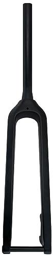 Forcelle rigide per mountain bike in fibra di carbonio 26/27,5/29'' Forcella anteriore MTB 1-1/8'' Tubo conico senza filettatura Perno passante 15x100mm Freno a disco Forcella per bicicletta Ult