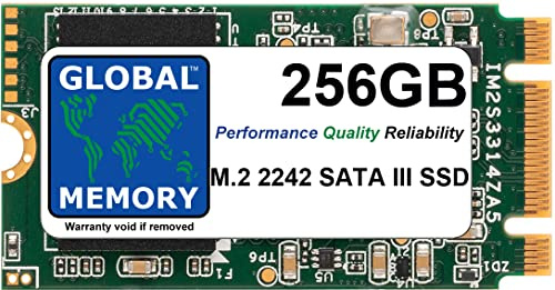 GLOBAL MEMORY Unità SSD M.2 2242 NGFF SATA 3 da 256 GB per ThinkPad X240 X250 X270 T440 T440S T450 T450S T460P T470 T470S