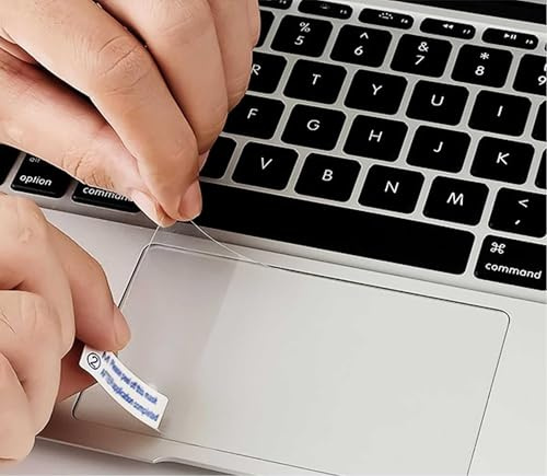 COZERI 2 Stück Trackpad-Schutzfolie für MacBook Air 13,6 Zoll A2681 M3 Chip, Kratzfest, Transparent, Touchpad Schutzhülle, MacBook Zubehör, Schutzfolie für MacBook Air 2024-2022