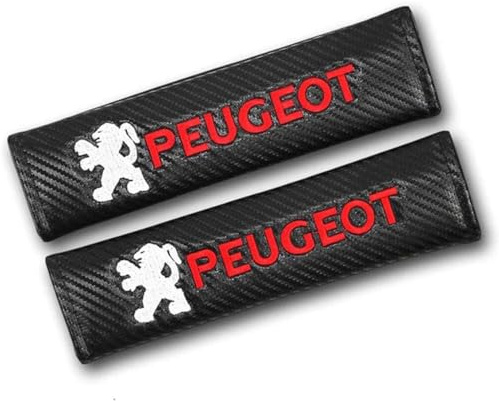 YHRNN 2 Pièces Rembourrage de Ceinture de Sécurité pour Peugeot 107 108 206 207 308 307 508 2008 3008, Protege Ceinture Voiture Ceinture Antidérapant IntéRieur Accessoires,A