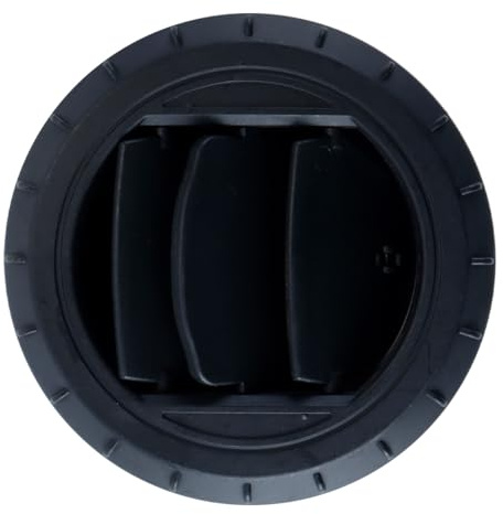 Hoite 60mm Diesel Heater Duct Hose Pipe Air Vent Outlet Rotatable Opening Auxiliary Heater Black Plastic with 360 Degree Rotation