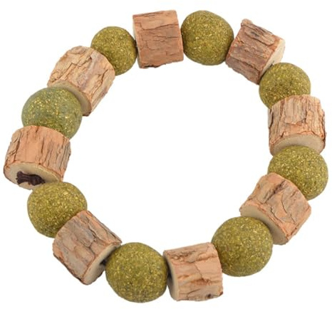 TOYANDONA Jouet pour Chaton à l'herbe à Chat, Nettoyage des Dents, Collier | Fournitures pour Animaux de Compagnie, Léger et Petit, Effet Relaxant, Porté Autour du Cou, pour Chaton
