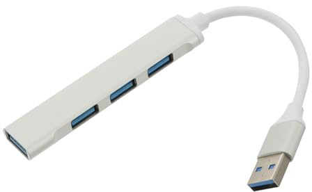 SEWACC Aluminium Alloy USB Hub High-speed Data Splitter Portable USB Expansion Adapter for Laptop Keyboard Mouse Phone Compatible with Devices