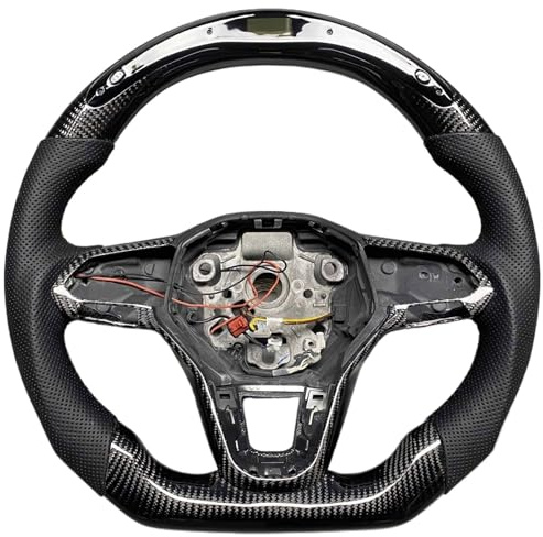 Autolenkräder kompatibel mit Golf 8, GTI R MK8, Jetta, GLI und ID4, Carbonfaser-Sportlenkrad-Modifikation (Stil 2)