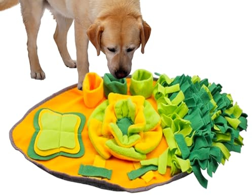 DAWCBVJQ Tappeto Annusare per Cani - Giocattolo Dispensatore di Premietti Regolabile per Pet - Giocattoli di Arricchimento per Cani - Per Razze Piccole Medie Grandi Rilascio Stress Addestramento