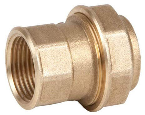 Raccordo dritto femmina ottone per tubo in polietilene (25 x 3/4)