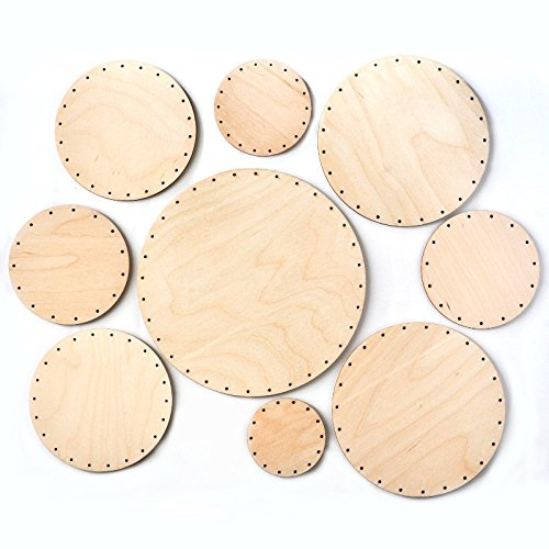 Zita's Creative Korbboden Set rund, groß - für Peddigrohr 2mm - Flechten, Korbflechten, Schilf Set, Peddigrohr, Flechtmaterial, Flechtset, Rattan