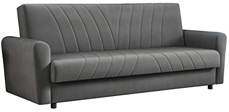 Mirjan24 Modernes Sofa Dylan mit Bettkasten und Schlaffunktion, Lounge Couch, Schlafsofa Bettsofa Schlafcouch (Zanzibar 182)