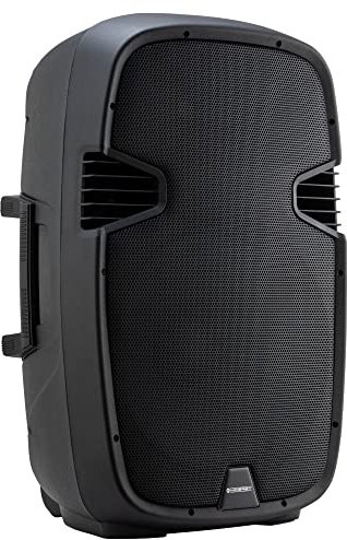 McGrey P215 MA Altavoz Activo - Reproductor MP3 FM/USB/SD/Bluetooth® - 120 W RMS / 800 W Pico - Sistema de 2 vías con woofer de 15 y Tweeter de 1 - Caja de plástico ABS - Negro