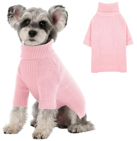 KONVINIT Hundepullover - Weicher Langarm Hundepulli Winter Warm l