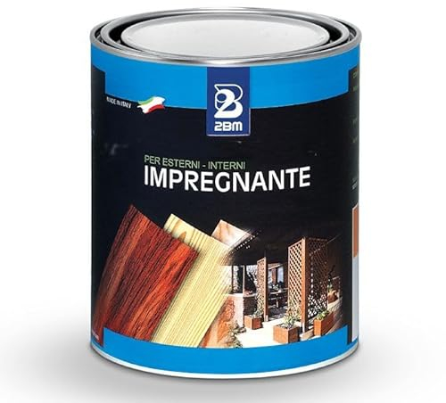 2BM Impregnante a Solvente Trasparente CILIEGIO Protezione Legno dalle Muffe, Interni ed Esterni | Per Mobili, Steccati, Porte, Tapparelle, Persiane, Sottotetti e Rivestimenti | Formato 0,75 lt