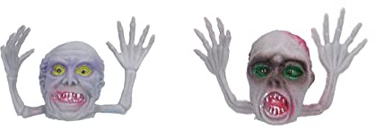 Halloween-Dekoration, 6 Stück, Mini-Monster-Fingerpuppen, Niedlich, Lustig, Cartoon, Interaktives Halloween-Fingerspielzeug Kinder