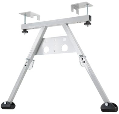 Lfhelper Stabilizzatore per scala, kit di ganci per scaletta da tetto, supporto di carico da 150 kg, scale di estensione da appoggiare, larghezza e altezza regolabili, per manutenzione del tetto,