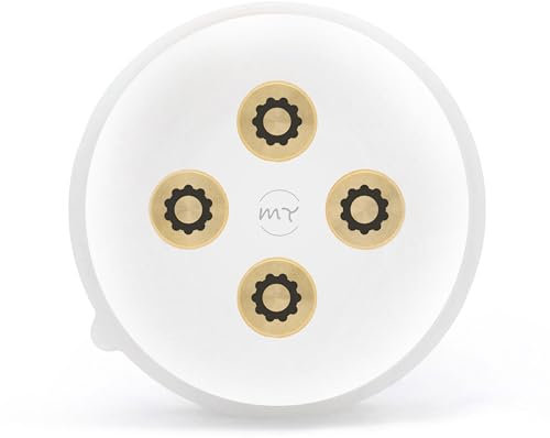 My Trafile - Trafila Linea Pro N°77R Maccheroni rigati 8 mm in POM con inserti professionali compatibile con Philips Pasta Maker Avance/7000 series