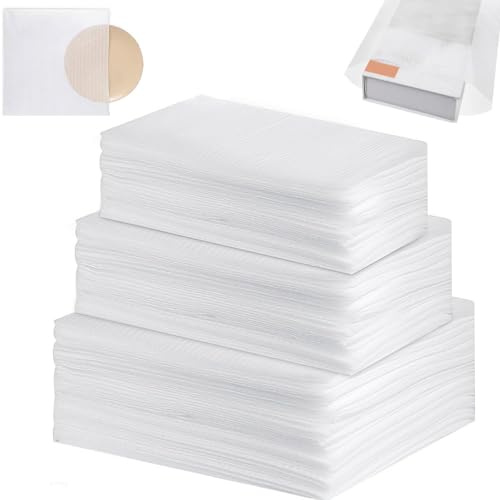 Esforzarse 120 Stück Verpackungsmaterial, Luftpolsterfolie aus Schaumstoff für Glas, Porzellan und Geschirr, zur sicheren Verpackung, Porzellanglasmöbel, Transportaufbewahrung Füllung (3 Größen)