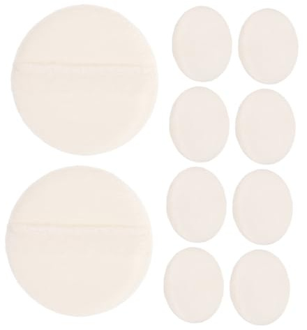 GLSTOY 15stücke Velours-puderquasten Puder Weiche Runde Puder- Für Körperpflege Und Make-up-anwendungen Leicht Und Kompakt Für Täglichen Gebrauch