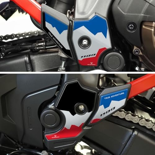 Resin Bike Motorbike 3D Stickers Compatible with Honda CRF1100L Africa Twin 1100 2024-2026. Bike Protection Grip Heel Pad From Bumps And Scratches. Pair Of Stickers 3D Resin Gadget Moto