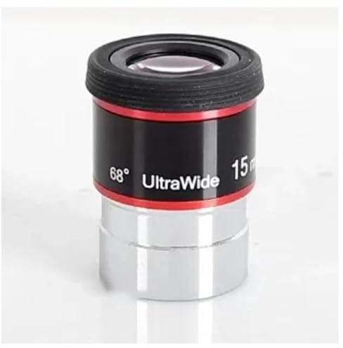 Telescopio Oculare ultra grandangolare da 68 gradi Accessori for telescopi astronomici Uw6mm 9mm 15mm 20mm(15MM)