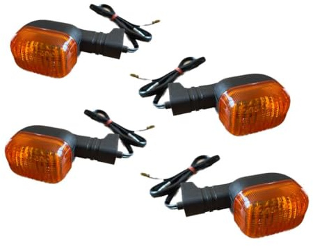 4x Blinker Set 12V Halogen orange E-geprüft für Motorrad Roller Enduro