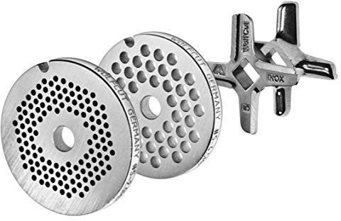 Grilles pour toutes les tailles Hachoir à viande 5/2,0 mm + 4,5 mm et 1 couteau Croix – pour hachoir jupiter – de Bosch – Alexandre
