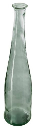 Atmosphera - Lange Vase - recyceltes Glas - khakigrün H 80 cm - Khaki