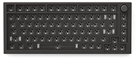 Glorious Gaming GMMK PRO 75% Barebones (cadre uniquement) - Clavier de jeu mécanique modulaire, taille TKL (75 %), cadre de 1,5 kg, RGB, personnalisable, Disposition américaine / ANSI - Noir