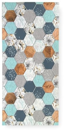 Tex family Tapis de cuisine antidérapant lavable Orient bleu – Tapis de cuisine moderne, facile à nettoyer, fabriqué en Italie – 50 x 120 cm