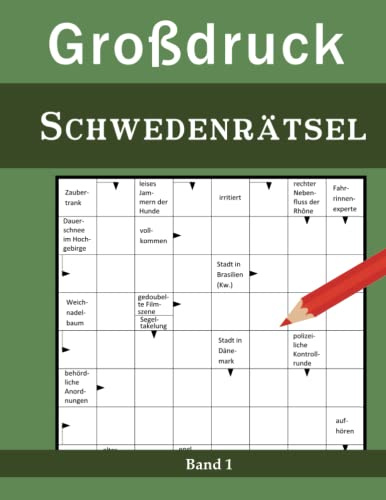 Großdruck Schwedenrätsel: Band 1
