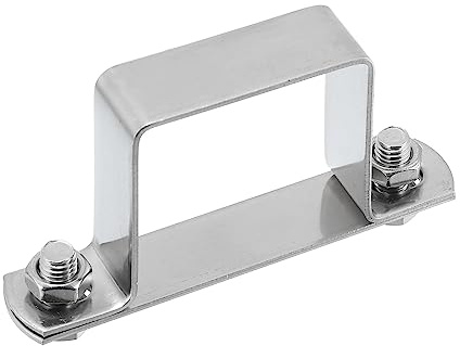 QUARKZMAN Rohrschellen, 50 * 50 mm U Geformt Verbinder KlammerKraftstoffleitung Schlauchschellen, Wasserleitung Luftschlauch Schlauchschelle Fastener