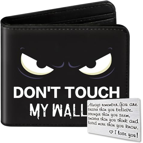 Roacap Kids Wallet for Boys, Cool Wallets for Teen Son Ages 4 5 6 7 8 9 10 11 12 13 14 15 16, Leather Bifold Purse with Coin Pocket ID Window, Christmas Birthday Gift for Kid Men Boy Youth Guys