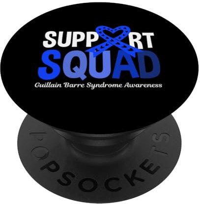 Unterstützungsteam: Bewusstsein für das Guillain-Barré-Syndrom | GBS Recovery PopSockets mit austauschbarem PopGrip