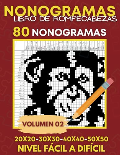 Nonogramas: Nonogramas facil a dificil, Libro de Rompecabezas Para Adultos, Griddlers, Hanjie ( Nonogramas en Espanol )