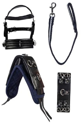 HKM Kinder Cuddle Pony Longierset, Schwarz, One Size