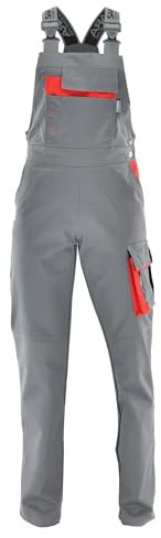 SARA Workwear Arbeitslatzhose Damen mit Viele Taschen - Latzhose Arbeitskleidung mit Elastischen Träger Gr. 34-54