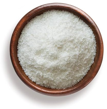 Desiccated Coconut – Unsweetened & Finely Shredded | 100% Pure Coconut | Gluten-Free, Vegan, Keto-Friendly | Ideal for Baking, Smoothies, Cooking | Resealable Pouch (1 kg)